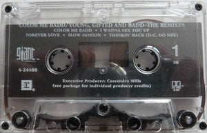 Color Me Badd : Young, Gifted And Badd - The Remixes (Cass, Album)