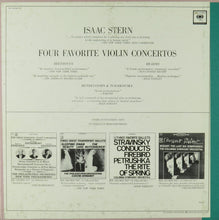 Load image into Gallery viewer, Isaac Stern With Leonard Bernstein, Eugene Ormandy, The New York Philharmonic Orchestra, The Philadelphia Orchestra : Four Favorite Violin Concertos (3xLP + Box, Comp)