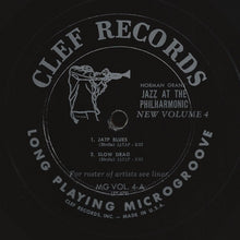 Load image into Gallery viewer, Jazz At The Philharmonic : Norman Granz' Jazz At The Philharmonic New Volume 4 (Formerly Vols. 6 And 14) (LP, Comp, Mono)