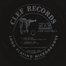 Load image into Gallery viewer, Jazz At The Philharmonic : Norman Granz' Jazz At The Philharmonic New Volume 4 (Formerly Vols. 6 And 14) (LP, Comp, Mono)