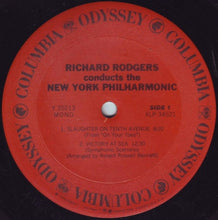Load image into Gallery viewer, Richard Rodgers Conducts The The New York Philharmonic Orchestra : Slaughter On Tenth Avenue (LP, Album, Mono, RE)