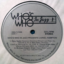 Load image into Gallery viewer, Lionel Hampton : Who's Who In Jazz Presents: Lionel Hampton (LP, Album)