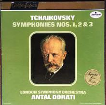 Load image into Gallery viewer, Antal Dorati, The London Symphony Orchestra : Tchaikovsky Symphonies Nos. 1, 2, &amp; 3 (3xLP, RE + 3xBox)