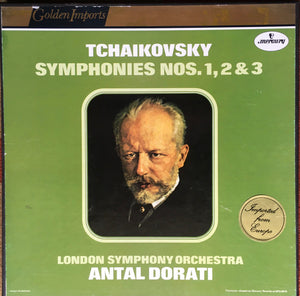 Antal Dorati, The London Symphony Orchestra : Tchaikovsky Symphonies Nos. 1, 2, & 3 (3xLP, RE + 3xBox)