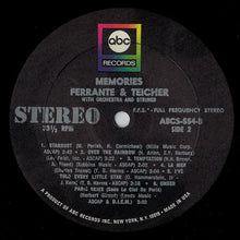 Load image into Gallery viewer, Ferrante &amp; Teicher With Ferrante And Teicher Orchestra : Memories (LP)