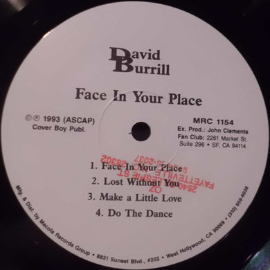 David Burrill : Face In Your Place (12