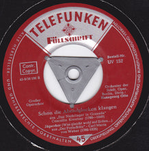 Load image into Gallery viewer, Giuseppe Verdi, Konradin Kreutzer, Carl Maria von Weber : Gefangenenchor Aus "Nabucco" / Schon Die Abendglocken Klangen / Jägerchor (7")