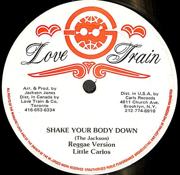 Carlos Morgan (2) / Jackson Jones (2) : Shake Your Body Down / I Feel Good Put Your Pants On (12