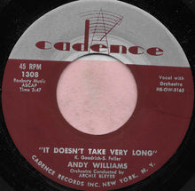 Load image into Gallery viewer, Andy Williams : Butterfly (7")
