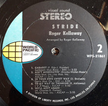 Load image into Gallery viewer, Roger Kellaway : Stride! (LP, Album)