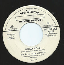 Load image into Gallery viewer, The 9 La Falce Brothers With Hugo Winterhalter Orchestra : Lonely Road (7", Promo)