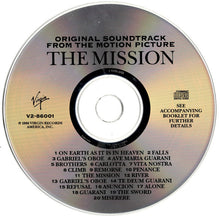 Load image into Gallery viewer, Ennio Morricone : The Mission (Original Soundtrack From The Motion Picture) (CD, Album, RE)