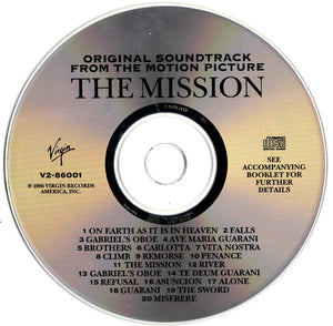 Ennio Morricone : The Mission (Original Soundtrack From The Motion Picture) (CD, Album, RE)
