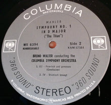 Load image into Gallery viewer, Gustav Mahler - Bruno Walter, Columbia Symphony Orchestra : Mahler Symphony No. 1 In D "The Titan" (LP, Bla)