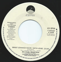 Load image into Gallery viewer, Michael Feinstein : What Chance Have I With Love? (7", Single, Promo)