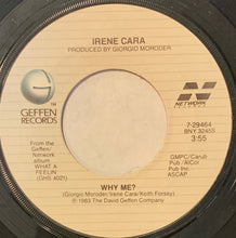 Load image into Gallery viewer, Irene Cara : Why Me? (7", Win)