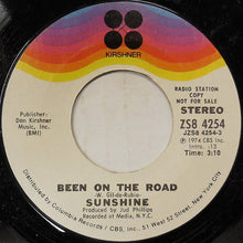 Load image into Gallery viewer, Sunshine : Been On The Road (7", Single, Mono, Promo)