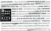 Load image into Gallery viewer, Doug Stone : Greatest Hits Volume 1 (Cass, Comp)