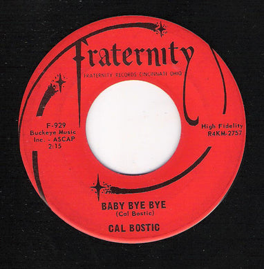 Calvin Bostic : Baby Bye Bye / Longin For You (7