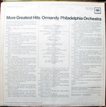 Load image into Gallery viewer, Eugene Ormandy, The Philadelphia Orchestra : More Greatest Hits (LP, Comp, RE)