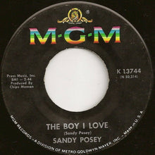Load image into Gallery viewer, Sandy Posey : I Take It Back / The Boy I Love (7", Single)