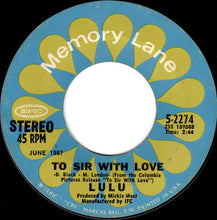 Load image into Gallery viewer, Lulu : To Sir With Love / Morning Dew (7", Single, RE)