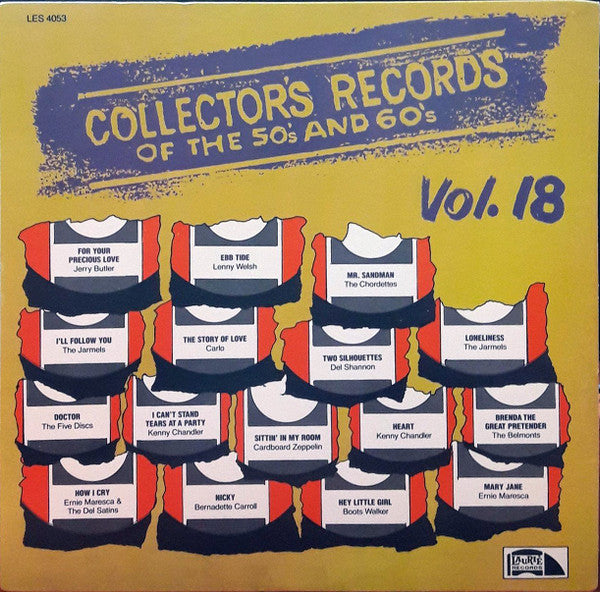 Various : Collector's Records Of The 50's And 60's Vol. 18 (LP, Comp)