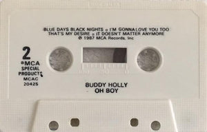 Buddy Holly : Oh Boy (Cass, Album, Comp)