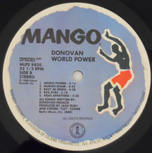 Load image into Gallery viewer, Donovan Francis : World Power (LP, Album, Promo)
