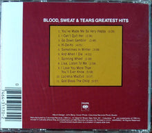 Load image into Gallery viewer, Blood, Sweat And Tears : Blood, Sweat &amp; Tears Greatest Hits (CD, Comp, RE, RP, Pit)