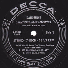 Load image into Gallery viewer, Sammy Kaye And His Orchestra : Dancetime (7&quot;, Jukebox)