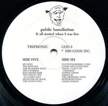 Load image into Gallery viewer, Public Humiliation : It All Started When I Was Five (LP, Album)