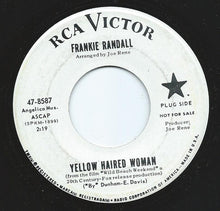 Load image into Gallery viewer, Frankie Randall : The Art Of Love / Yellow Haired Woman (7", Single, Promo)