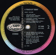 Load image into Gallery viewer, Nancy Wilson : A Touch Of Today (LP, Album, Rai)