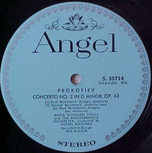 Load image into Gallery viewer, Wolfgang Amadeus Mozart, Sergei Prokofiev / Philharmonia Orchestra Conducted By Alceo Galliera With David Oistrach : Mozart - Concerto No. 3 / Prokofiev - Concerto No. 2 (LP, RE)