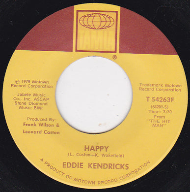 Eddie Kendricks : Happy / Deep And Quiet Love (7
