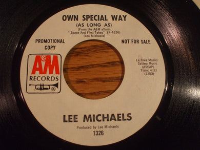 Lee Michaels : Own Special Way (As Long As) (7