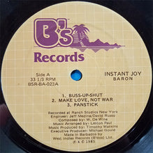Load image into Gallery viewer, Baron (4) : Instant Joy (LP, Album)