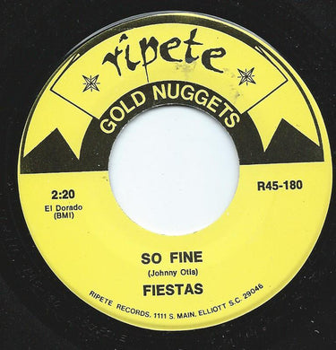 The Fiestas, Don & Juan : So Fine/What's Your Name (7