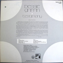 Load image into Gallery viewer, Bessie Griffin : Testimony (LP, Album)
