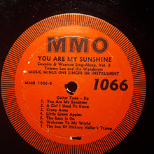 Load image into Gallery viewer, Tommy Lee And The Wanderers : You Are My Sunshine- Country &amp; Western Sing-Along Vol.3 (LP)