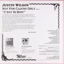 Load image into Gallery viewer, Justin Wilson : Not For Cajuns Only Vol. 4 - “C'est Si Bon” (LP, Album)