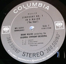 Load image into Gallery viewer, Gustav Mahler - Bruno Walter, Columbia Symphony Orchestra : Mahler Symphony No. 1 In D "The Titan" (LP, Bla)