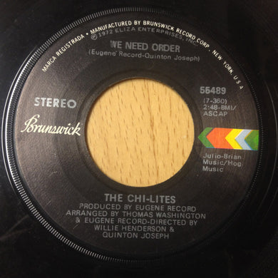The Chi-Lites : We Need Order (7