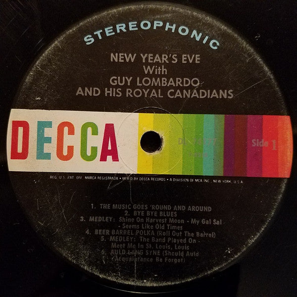 Guy Lombardo And His Royal Canadians : New Year's Eve (LP, Album)