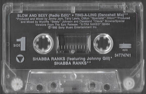 Shabba Ranks : Slow And Sexy (Cass, Single, Cle)
