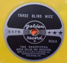 Load image into Gallery viewer, Mitch Miller &amp; His Orchestra, Anne Lloyd, The Sandpipers (2) : Three Blind Mice (6", Yel)