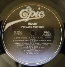 Load image into Gallery viewer, Heart : Private Audition (LP, Album)
