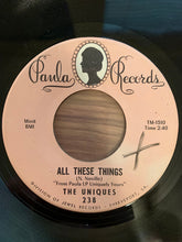 Load image into Gallery viewer, The Uniques (2) :  All These Things/Tell Me What To Do (7")