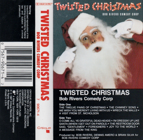 Bob Rivers Comedy Corp : Twisted Christmas (Cass, Album)